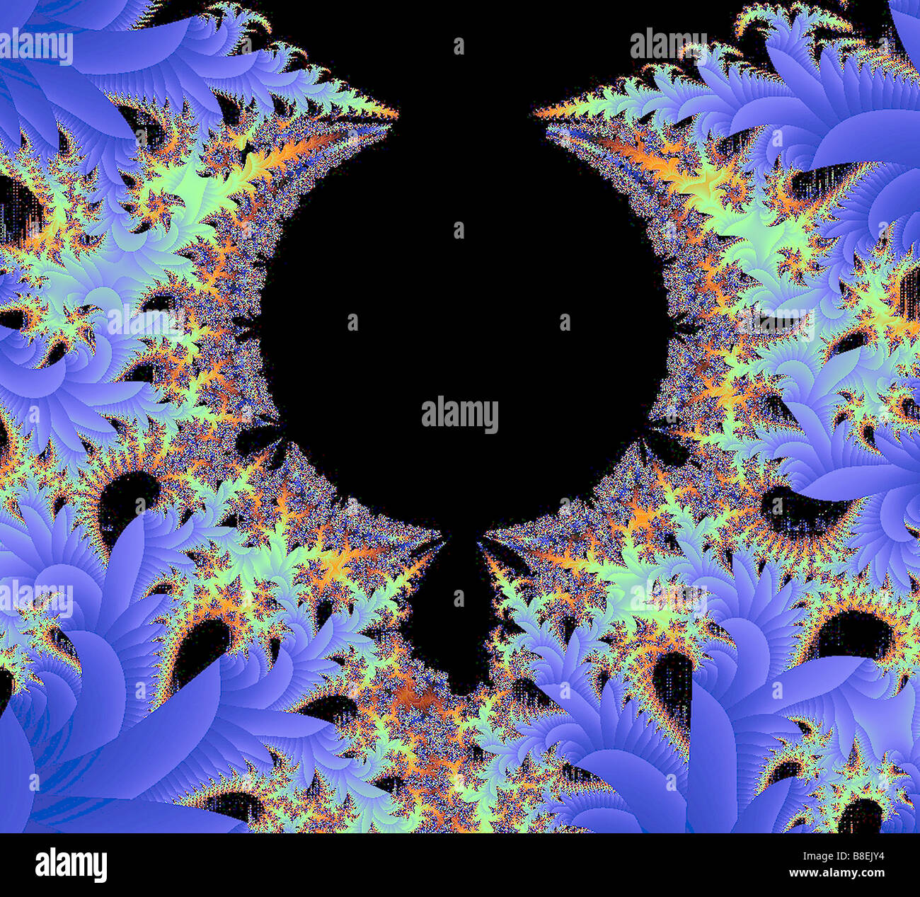 Fractal symmetrical pattern hi-res stock photography and images - Alamy