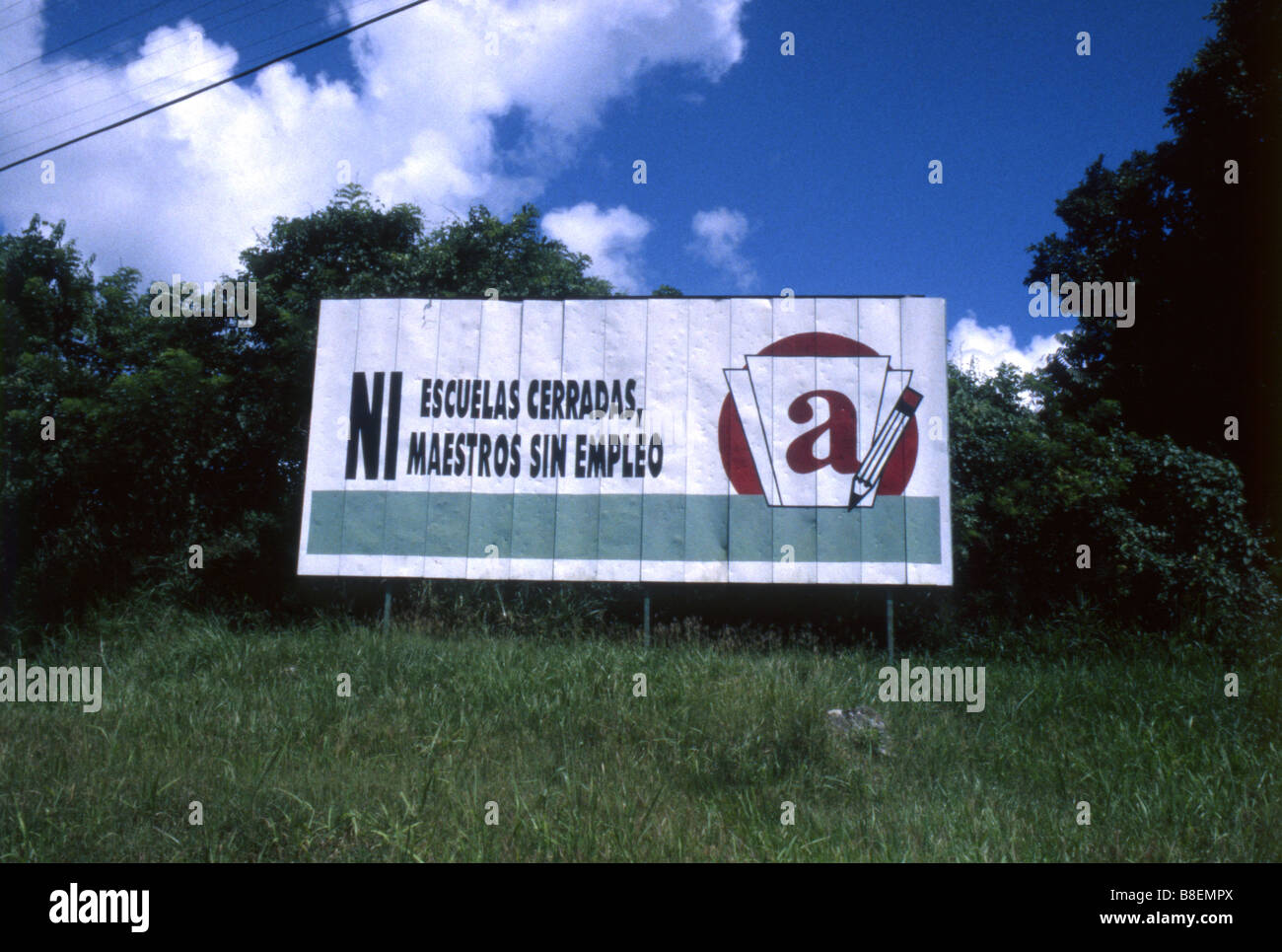 Cuba, sign - sign-board Stock Photo