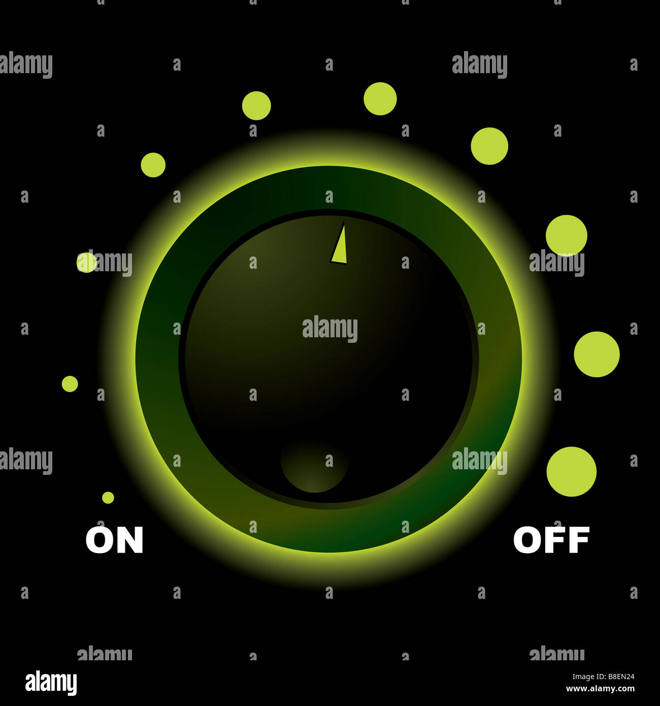 Neon dial button icon hi-res stock photography and images - Alamy