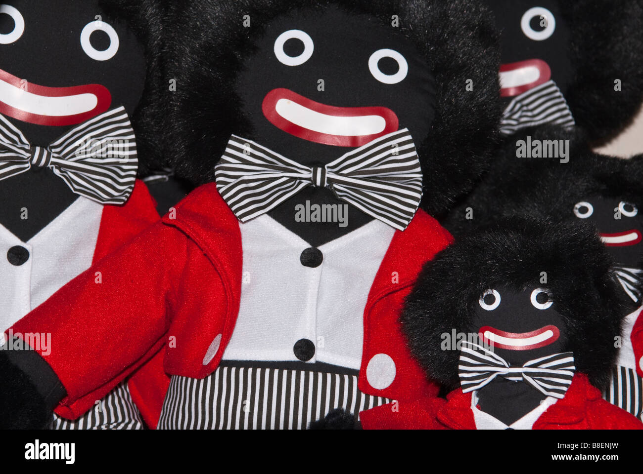 Golliwogs for sale in a uk shop store Stock Photo