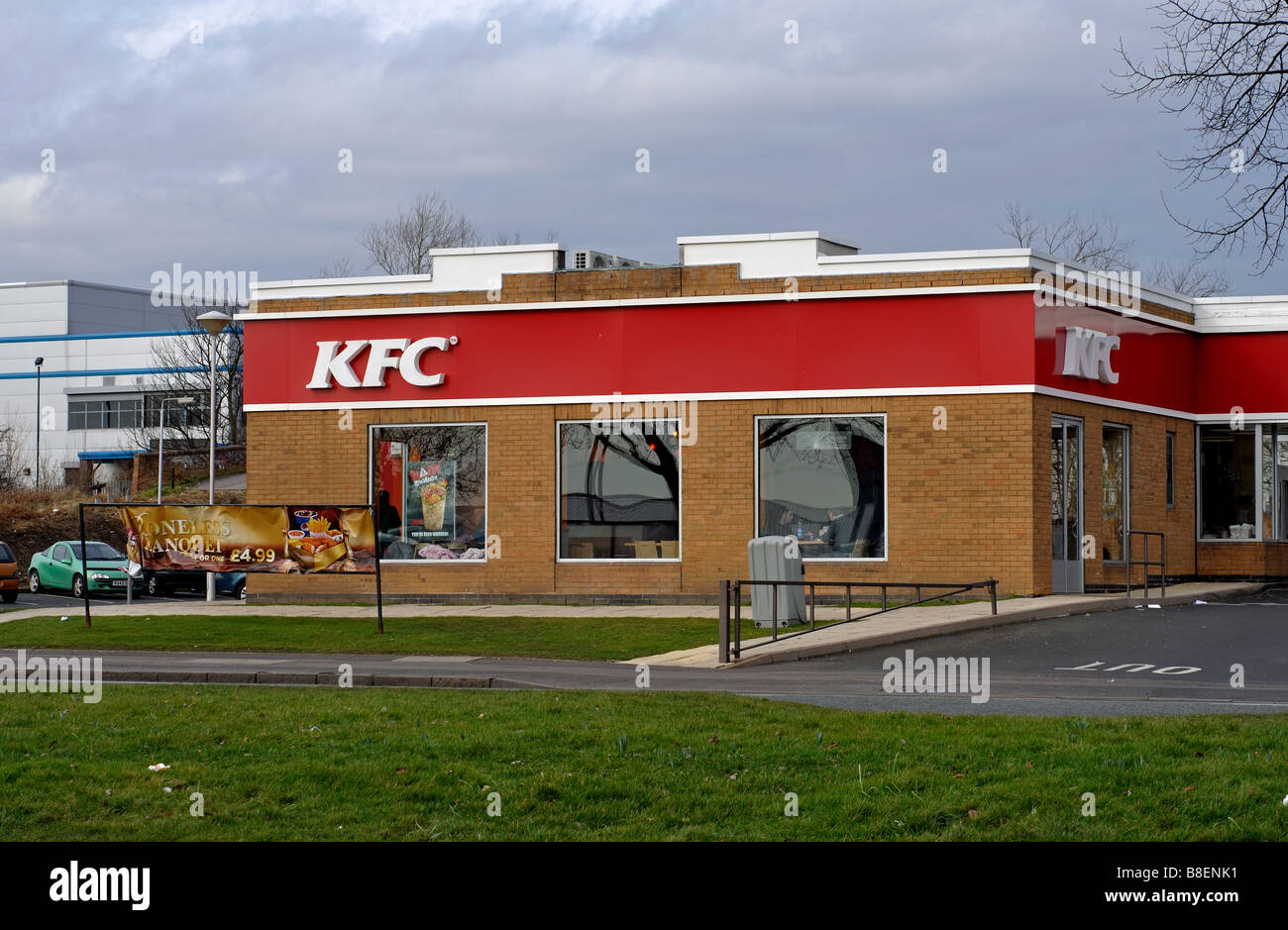 Drive through KFC, UK Stock Photo