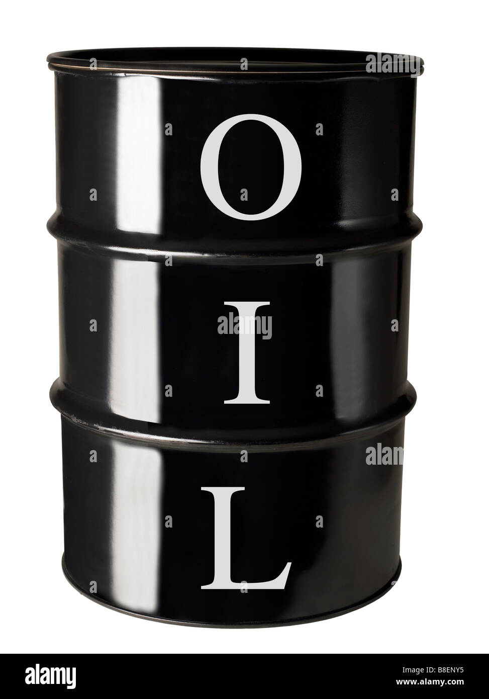 Oil drum Stock Photo