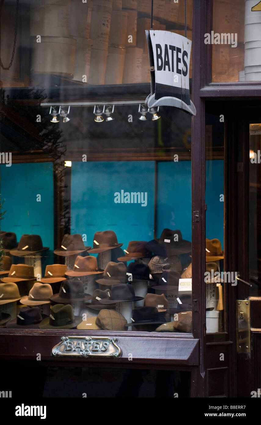 Bates Hatmakers London Stock Photo Alamy