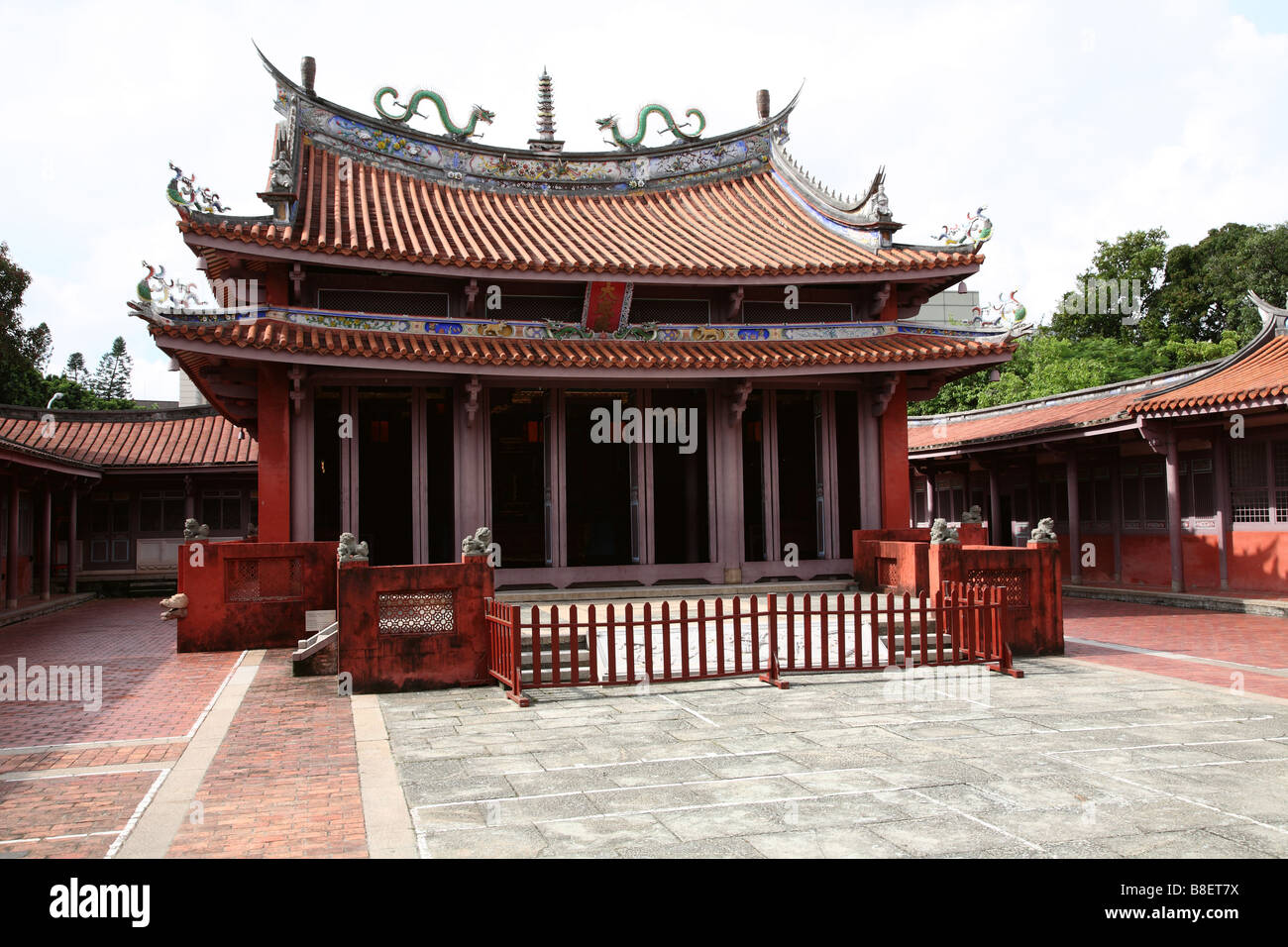 Taiwan, Tainan, Confucian Temple Stock Photo