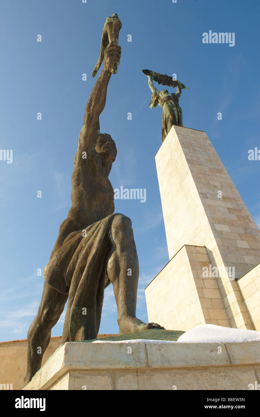 Citadella , Budapest Hungary . Statues Stock Photo - Alamy