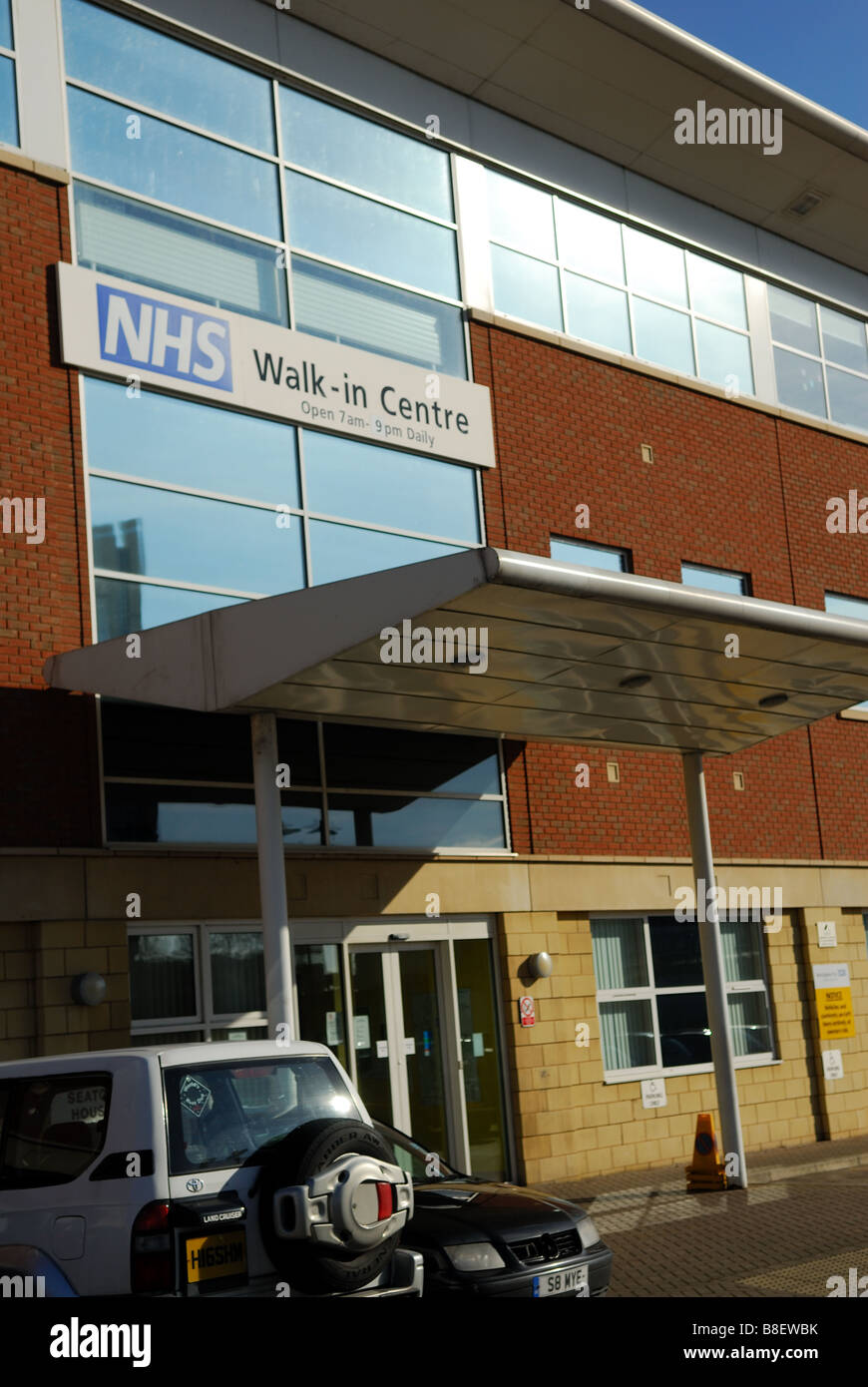 NHS Walk in Centre Stock Photo Alamy