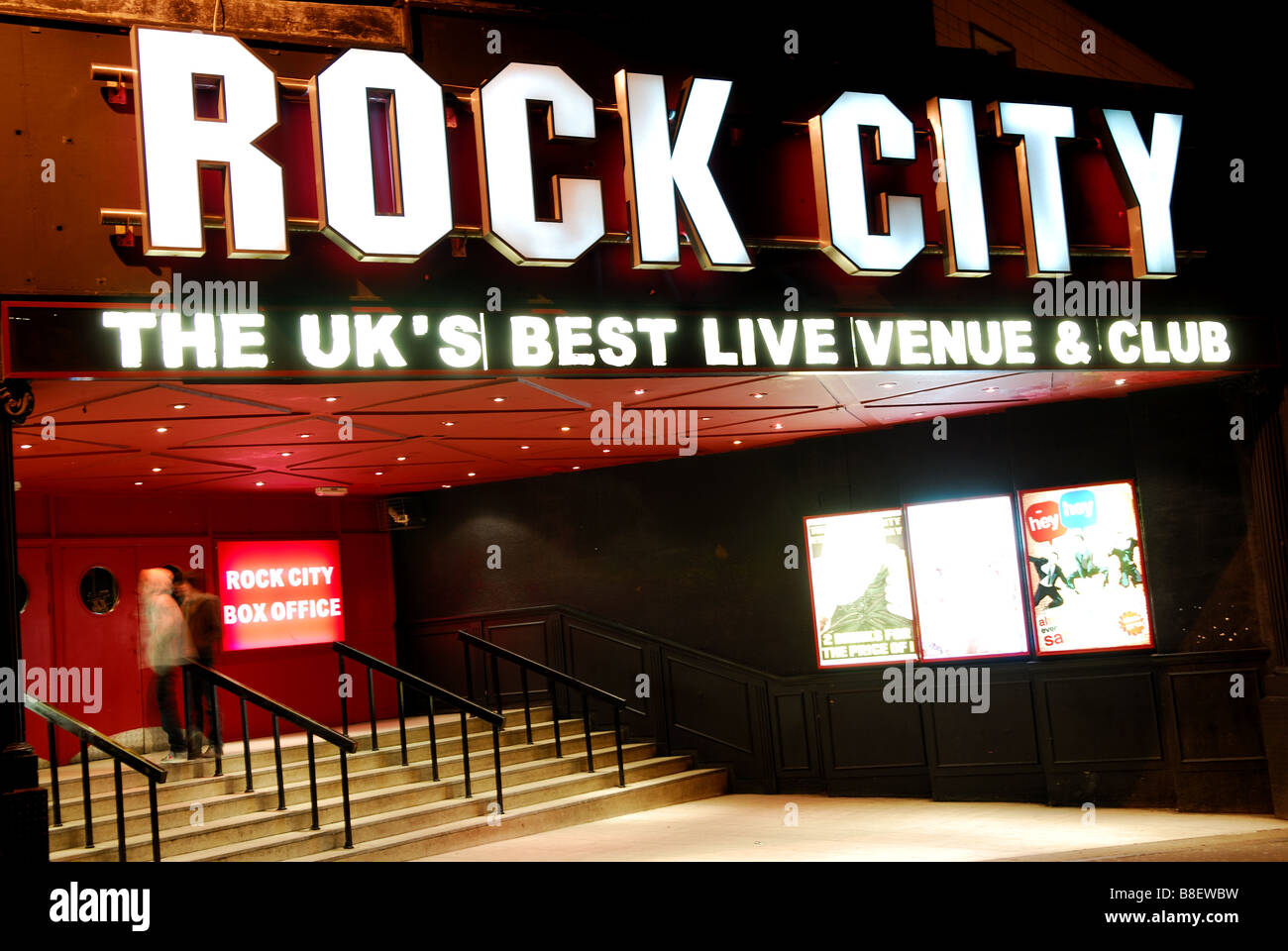 Rock City Night Club. Stock Photo