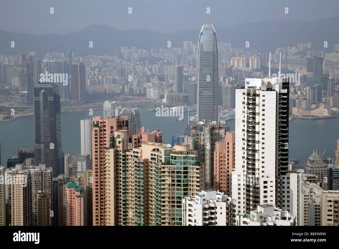 Cityscape of Hong Kong, China Stock Photo