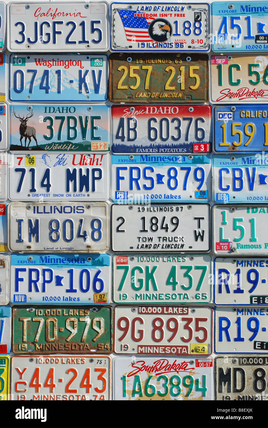 License plate display hires stock photography and images Alamy