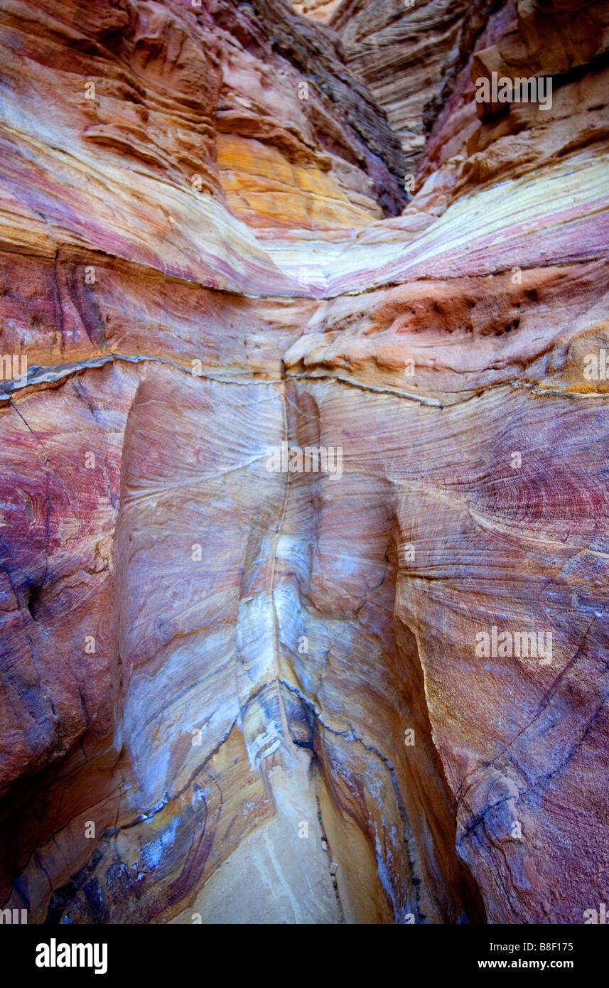 the effects of water erosion in the desert in Egypt Stock Photo Alamy