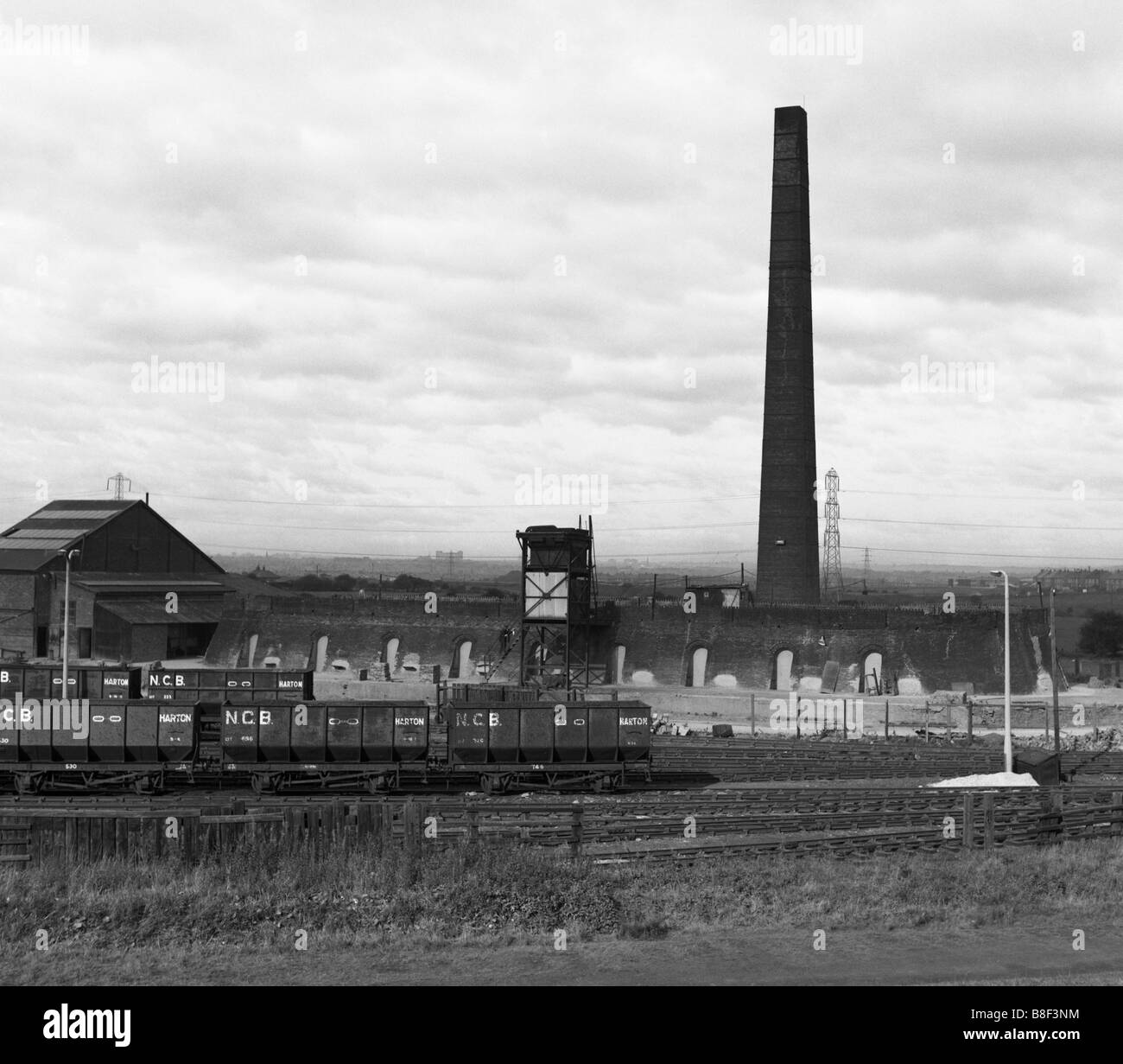 Boldon Colliery Brickworks circa 1970 Co. Durham, England, UK Stock Photo