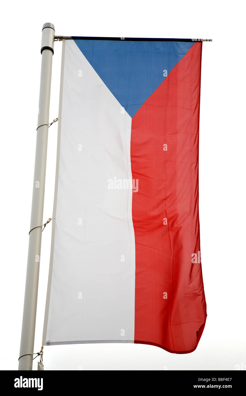 Czech national flag Stock Photo - Alamy