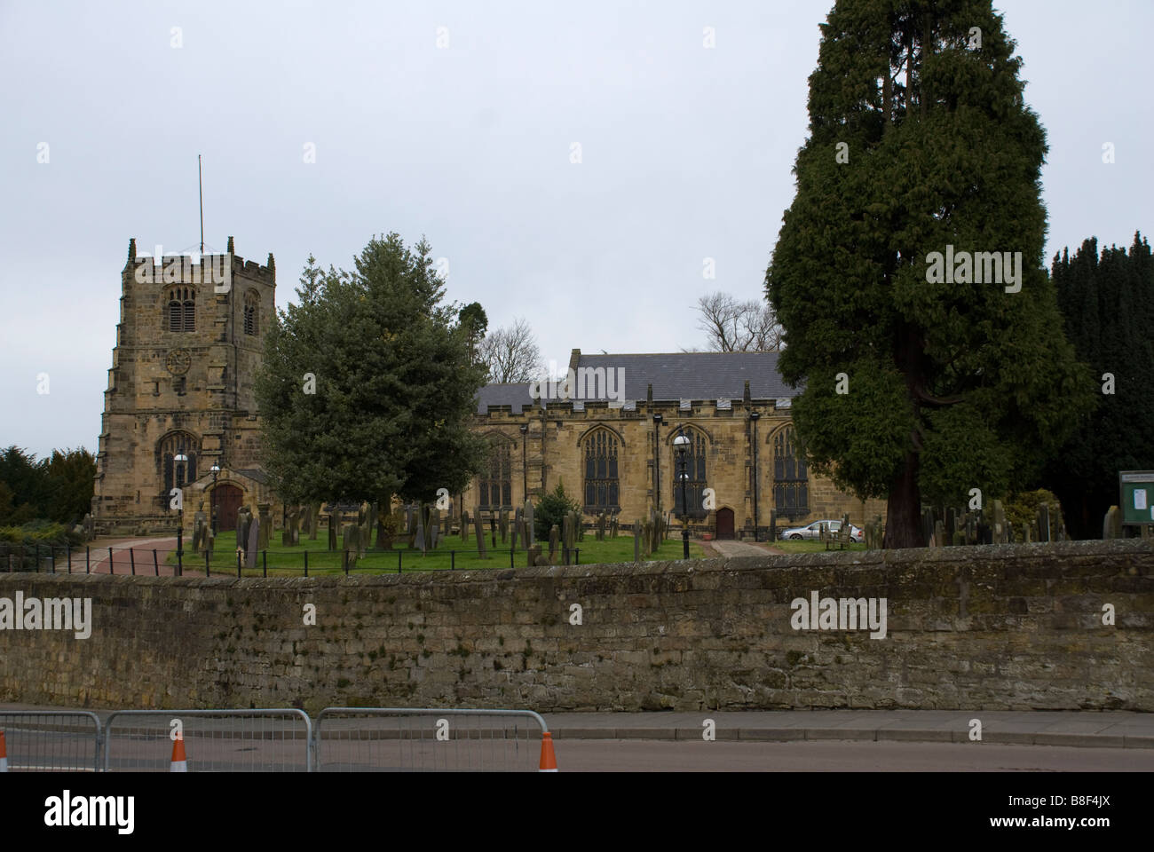 Saint Micheals Parish Church, Alnwick Stock Photo