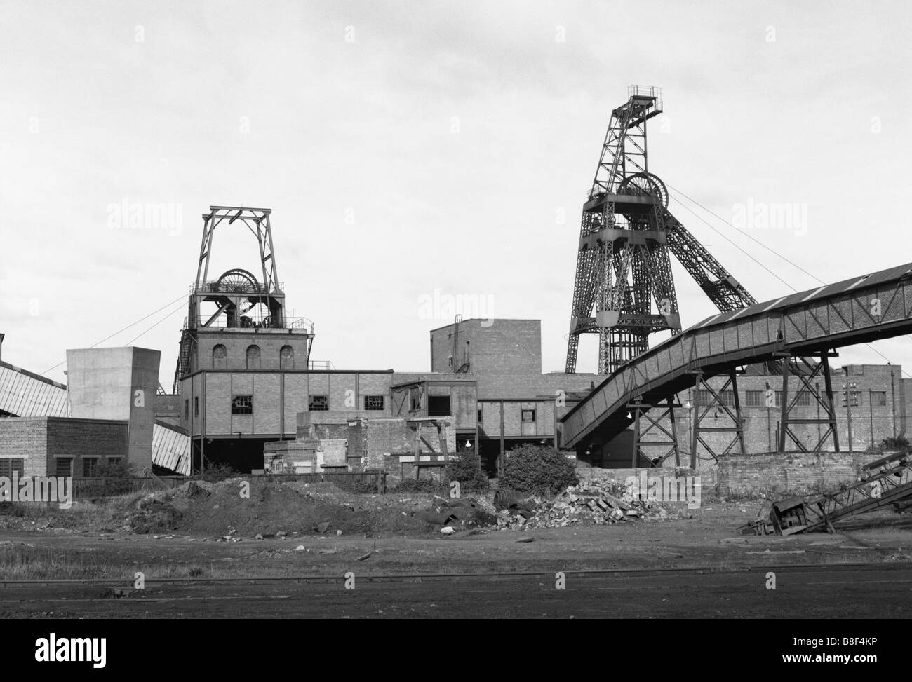 The pithead of Boldon Colliery coal mine, north east England, UK Stock Photo