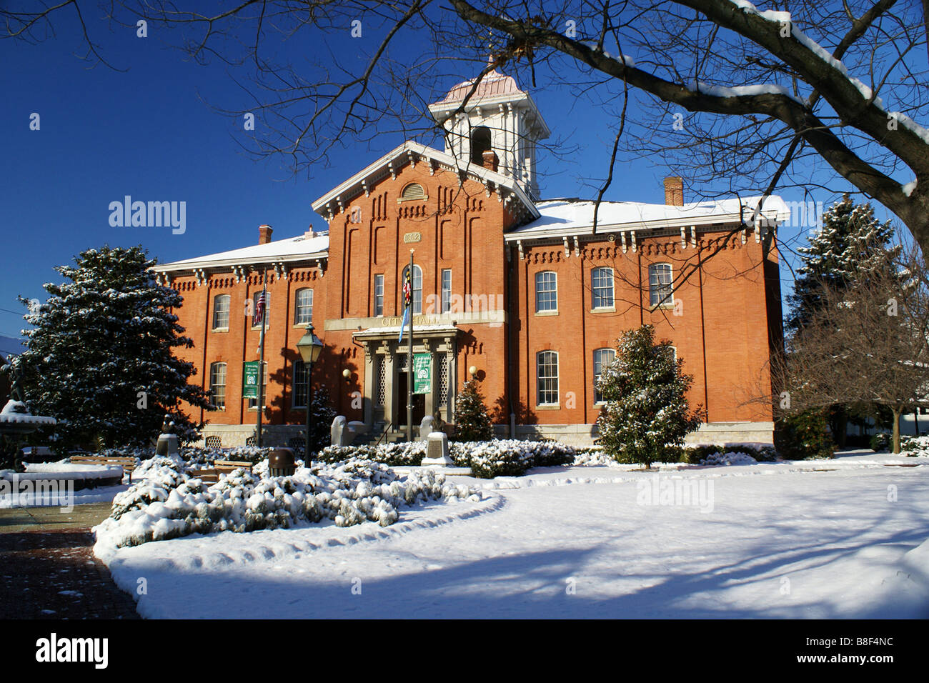 Frederick City Hall Stock Photo Alamy