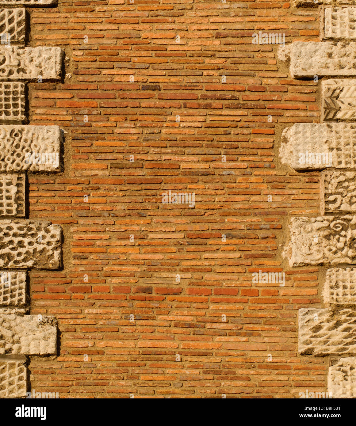 Brick wall frame of brick Stock Photo Alamy
