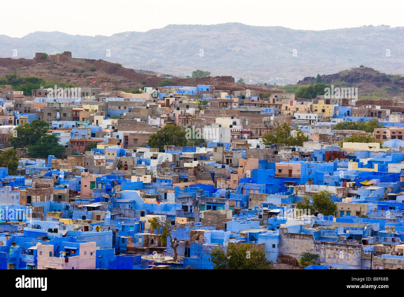 City View Jodhpur Rajasthan India Stock Photo