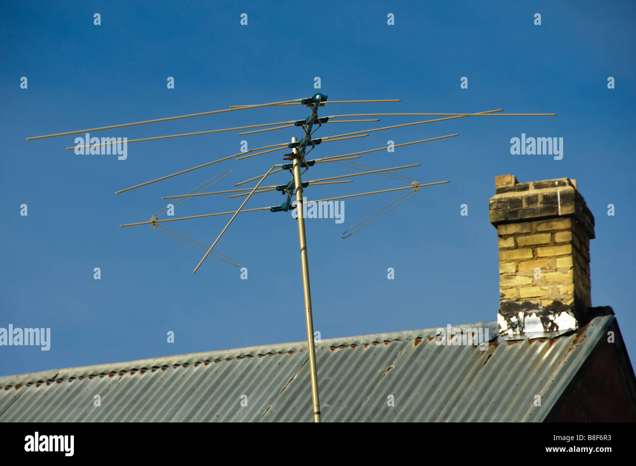 Analog Antenna Stock Photo