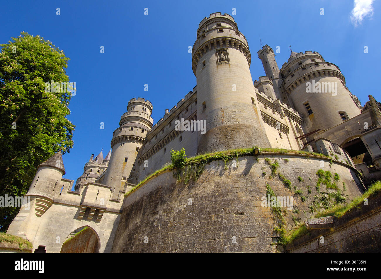Pierrefonds Castle Chateau de Pierrefonds S XIV Picardy region France