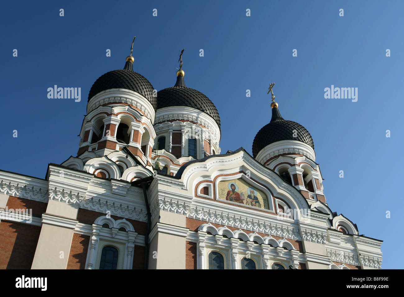 Spectacular Alexander Nevsky Cathedral In Central Tallinn On A Cloudy Summer Day Tallinn Estonia Image572833474