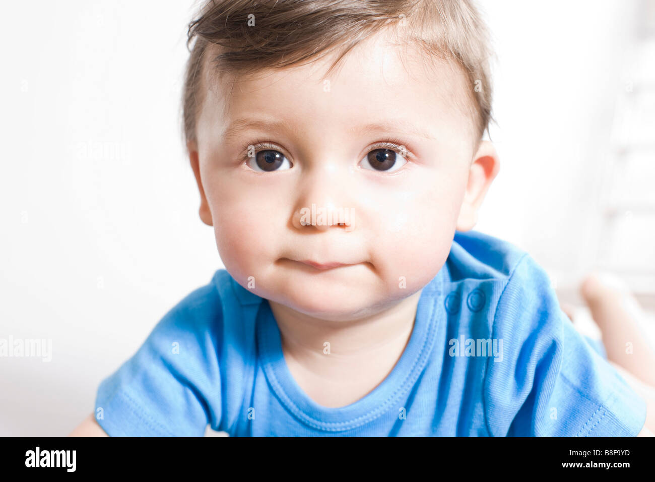Close-up of baby face Stock Photo - Alamy