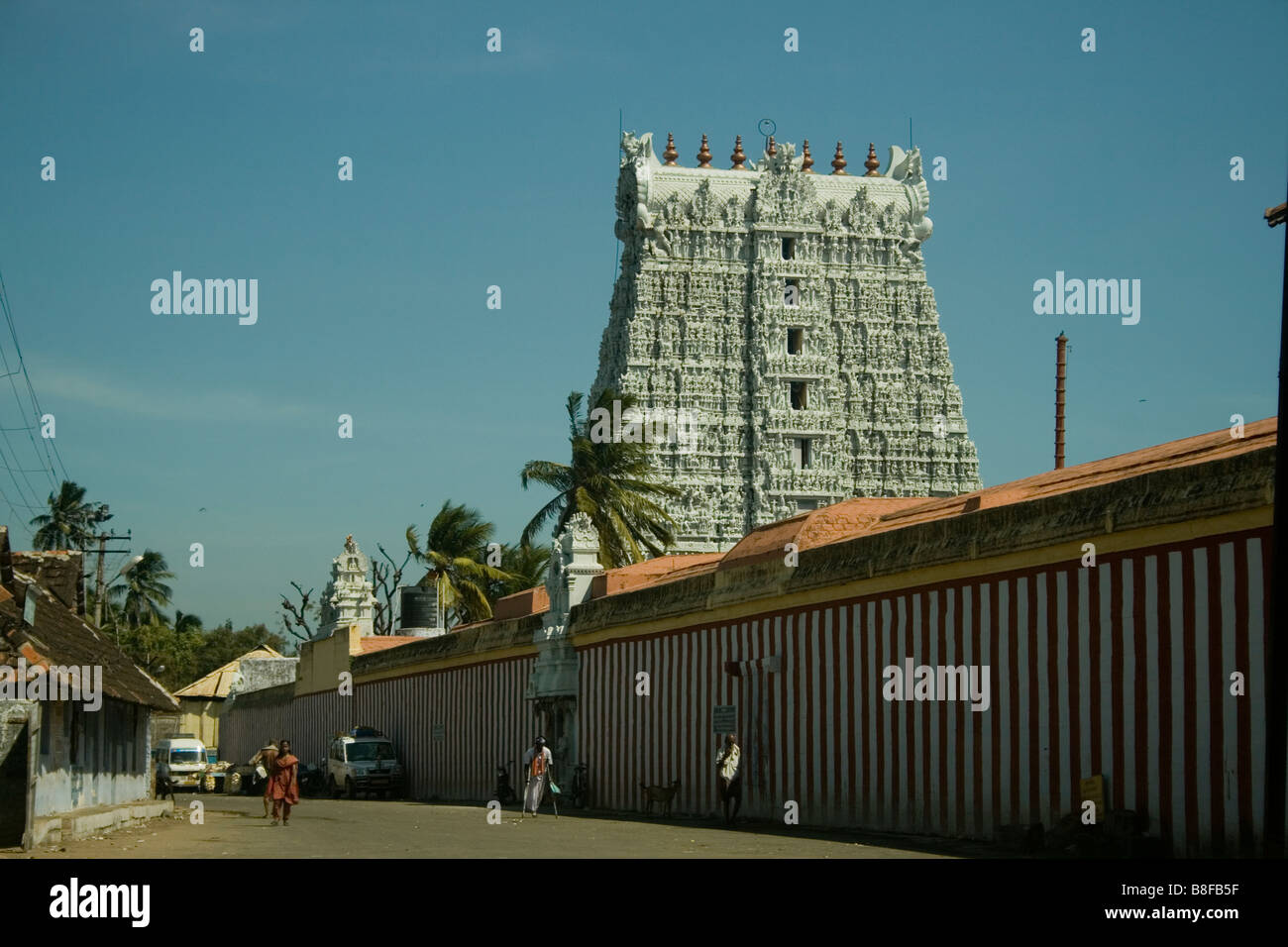 Suchindram temple Stock Photo