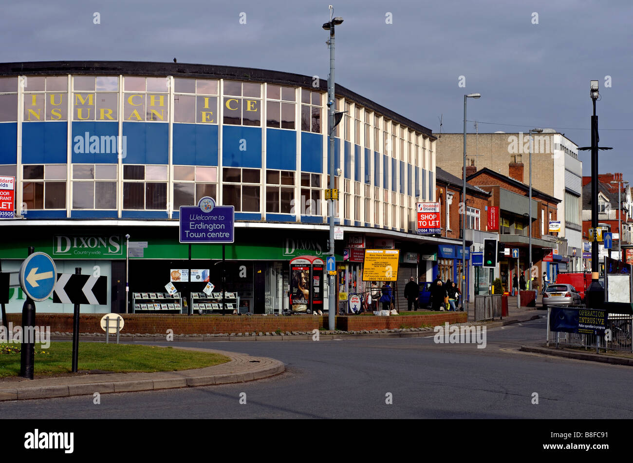 Erdington town centre, Birmingham, England, UK Stock Photo