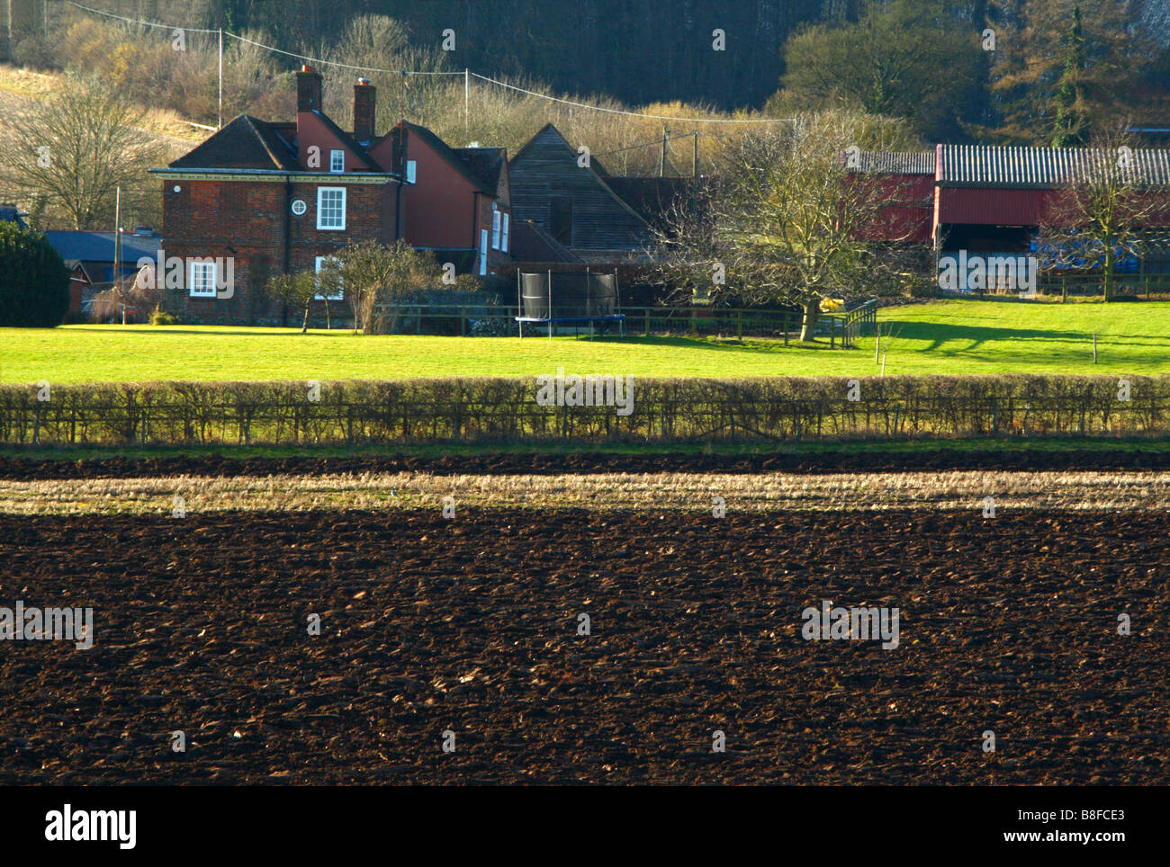 Hughenden valley high buckinghamshire hires stock photography