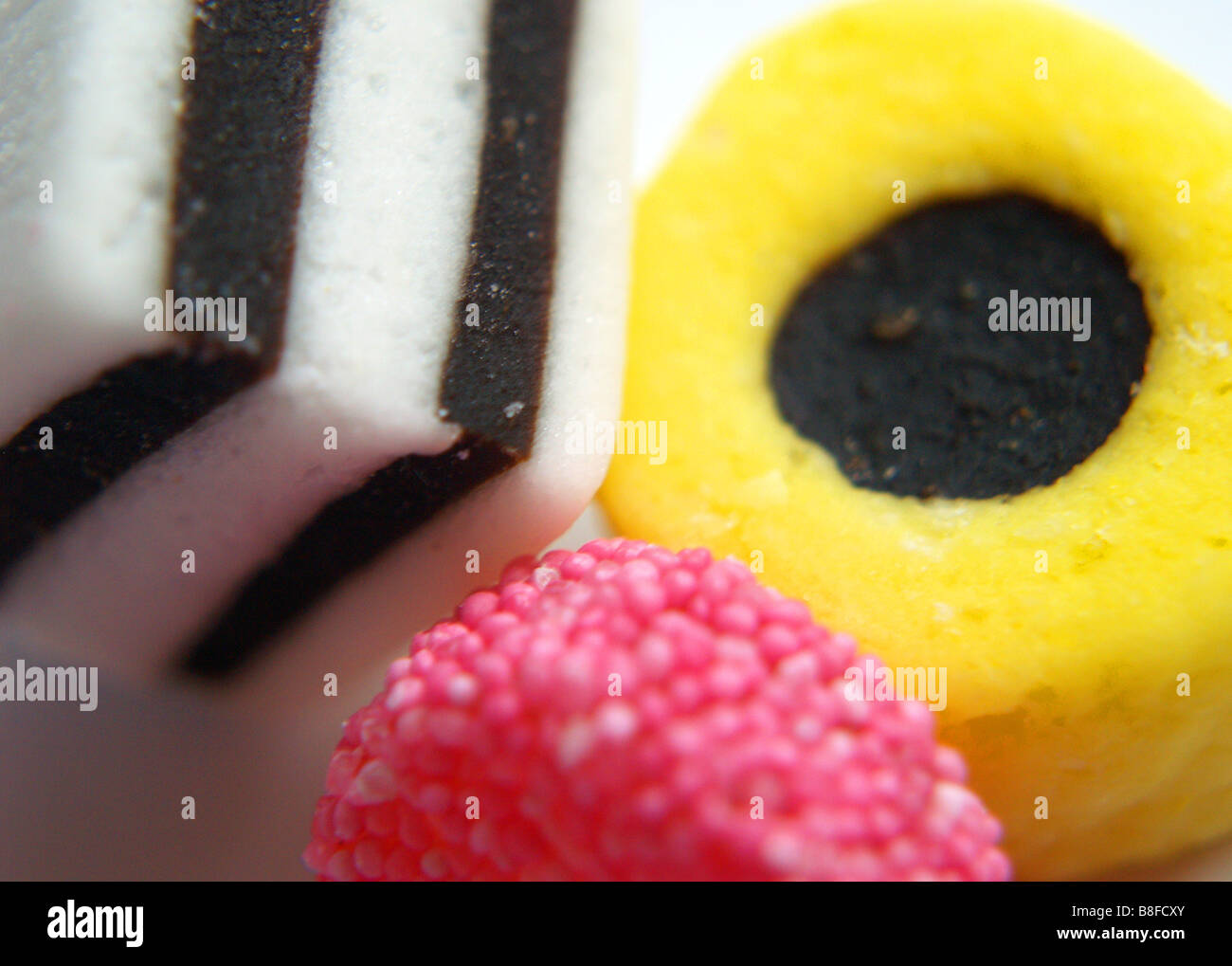 Close up of Liquorice Allsorts Stock Photo Alamy