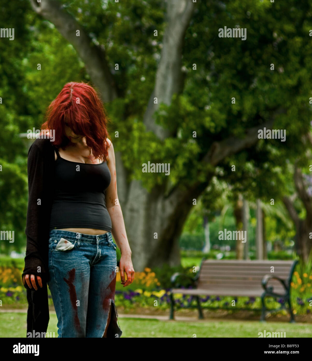 Female Zombie High Resolution Stock Photography and Images Alamy