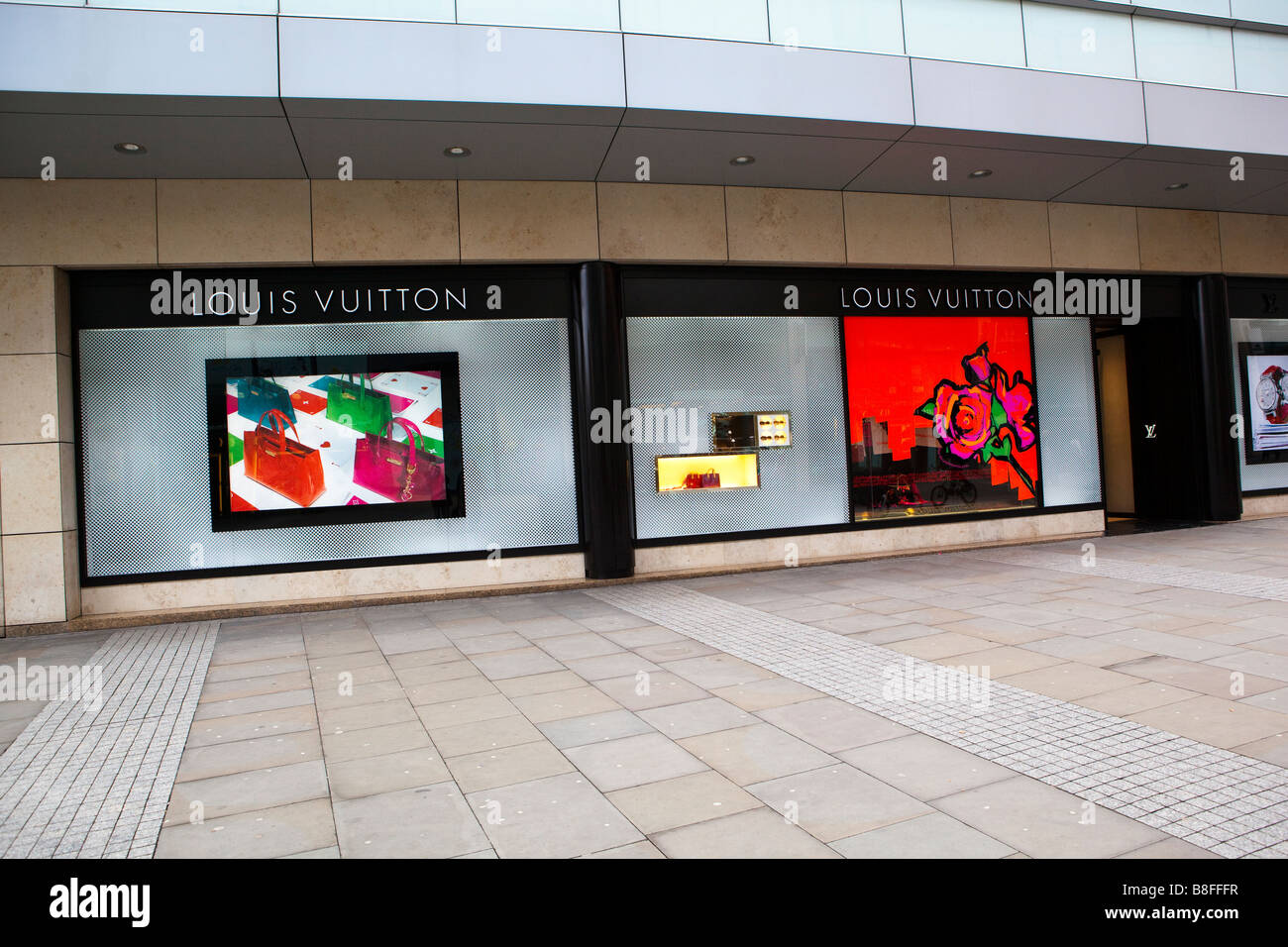 Louis Vuitton Exchange square Manchester Stock Photo Alamy