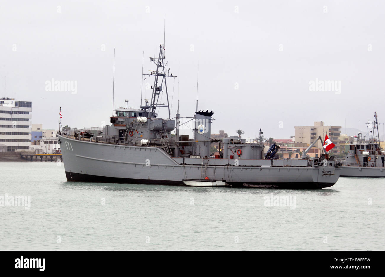 Minesweepers of the peruvian navy