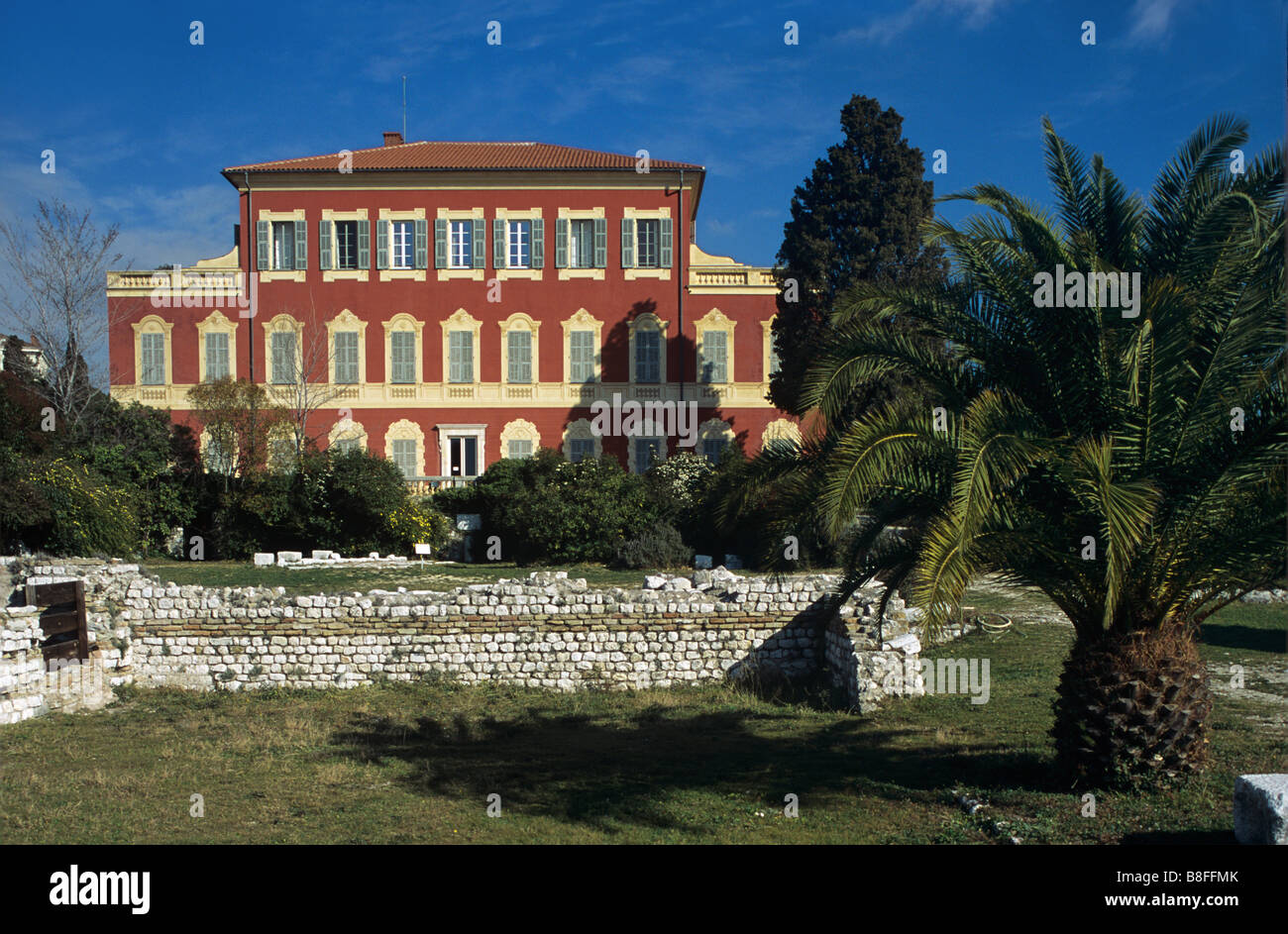 Matisse Museum, Italianate Villa des Arènes (c17th), Cimiez, Nice, Côte d'Azur, France Stock Photo