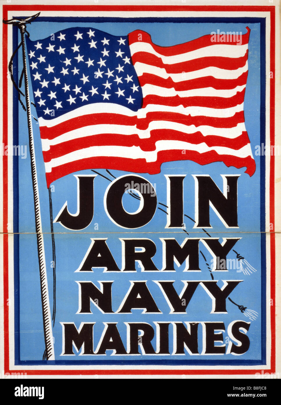 Photo Of An Original World War One US Armed Forces Recruiting Poster ...