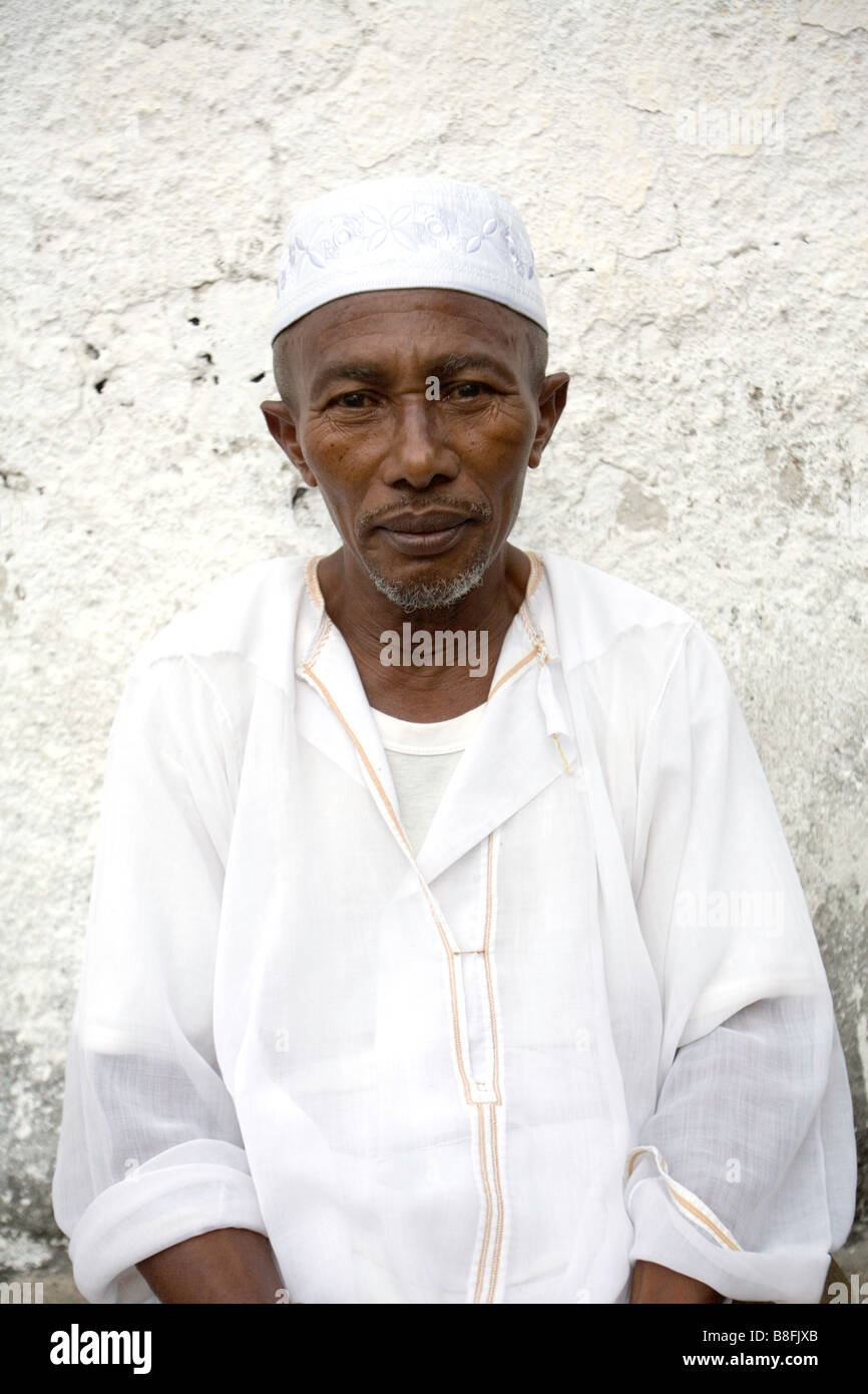 Comoros, Grande Comore, Moroni, local man Stock Photo Alamy