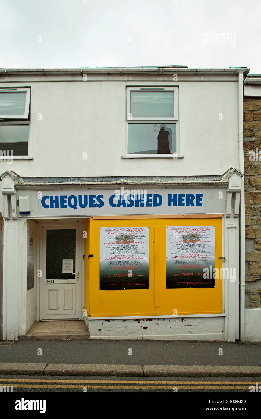 a money lenders shop in the uk Stock Photo