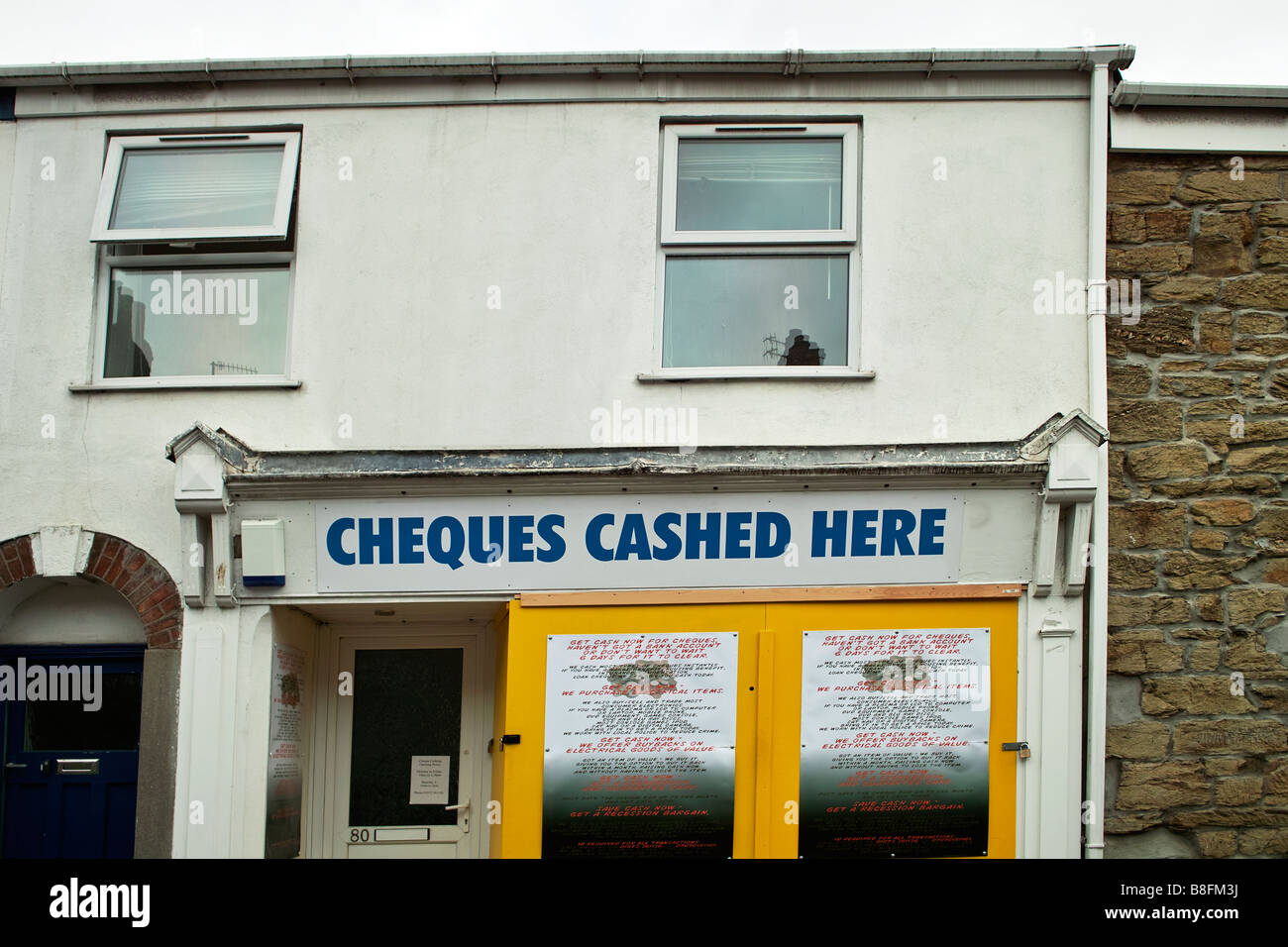 a money lenders shop in uk Stock Photo
