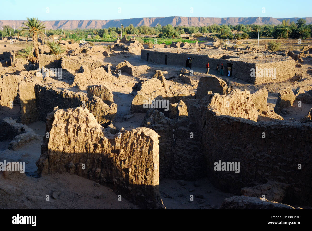The ancient city of Garama Stock Photo