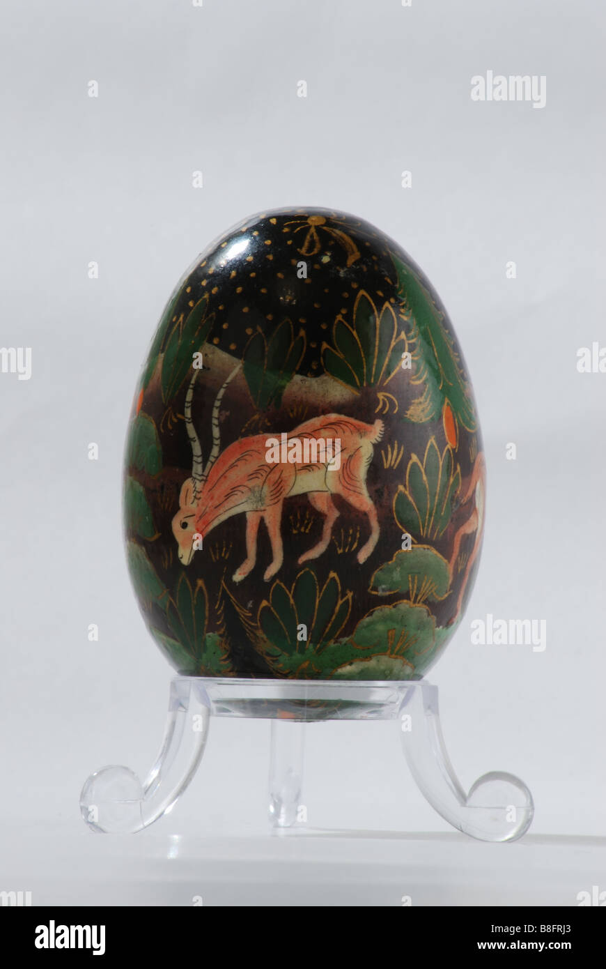 Hand-painted egg Stock Photo
