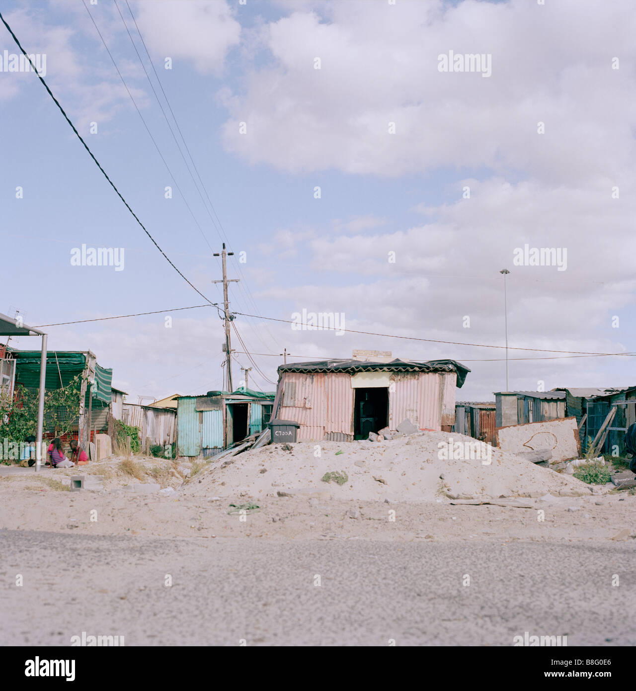 Khayelitsha Township in Cape Flats Western Cape in Cape Town in South
