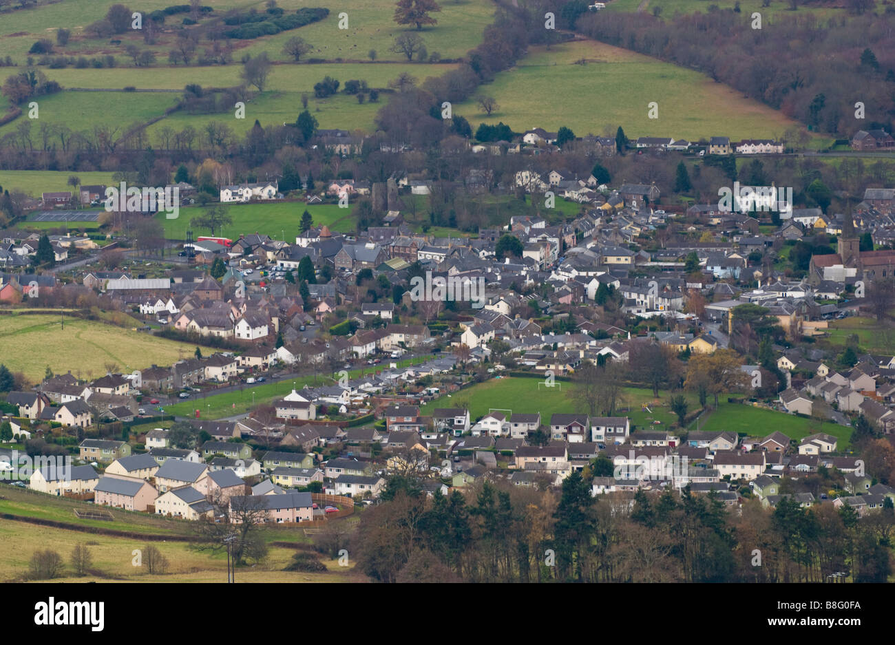 Crickhowell panorama hi-res stock photography and images - Alamy
