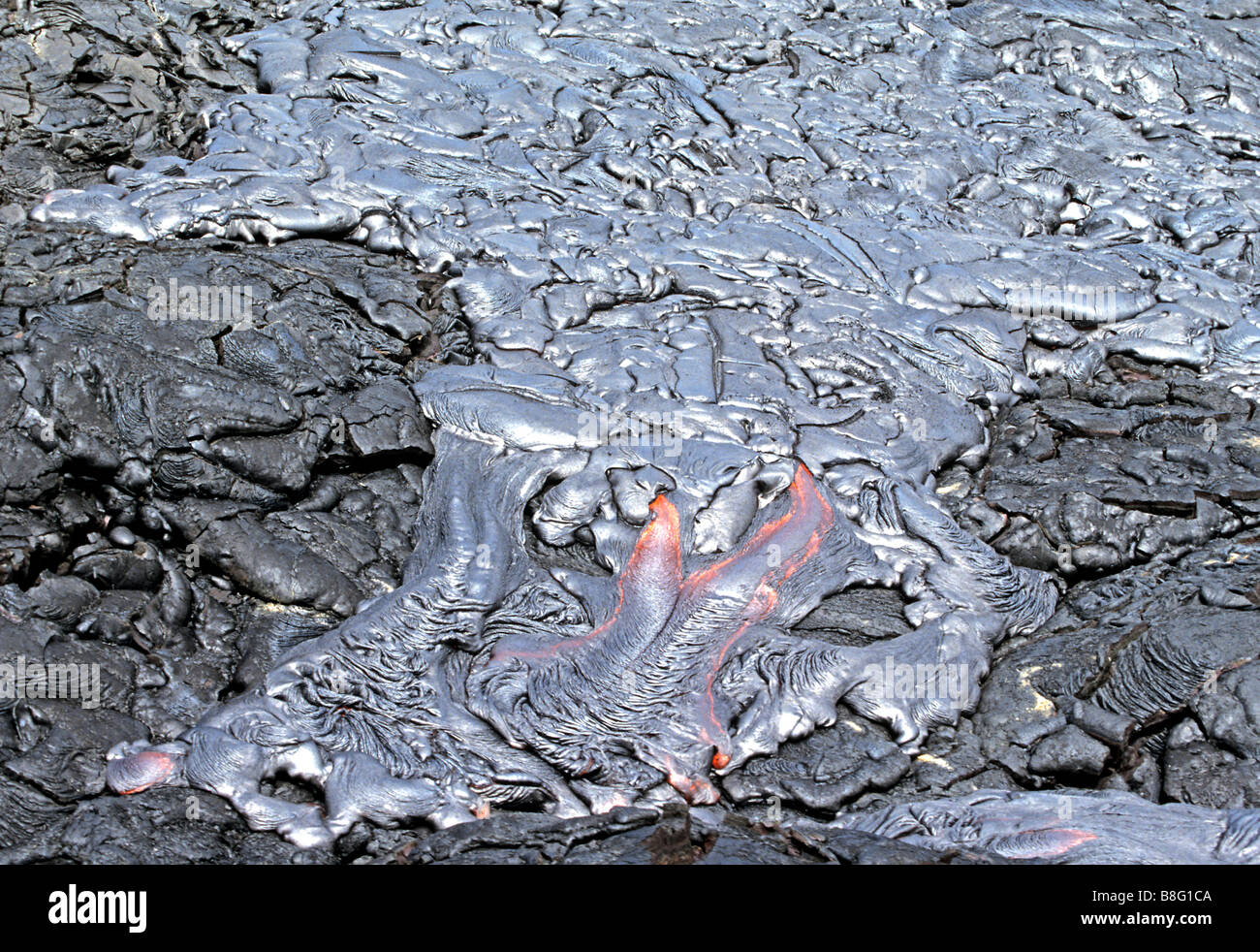 1905 Lava flow Big Island Hawaii USA Stock Photo - Alamy