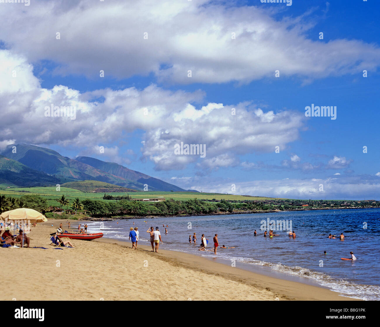 1982 kaanapali beach maui hawaii hi-res stock photography and images ...