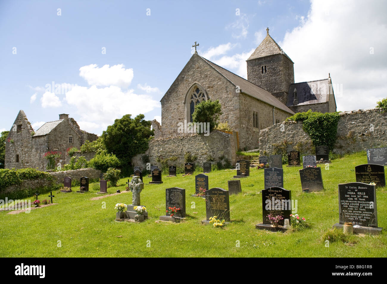 Saint seiriols church hires stock photography and images Alamy