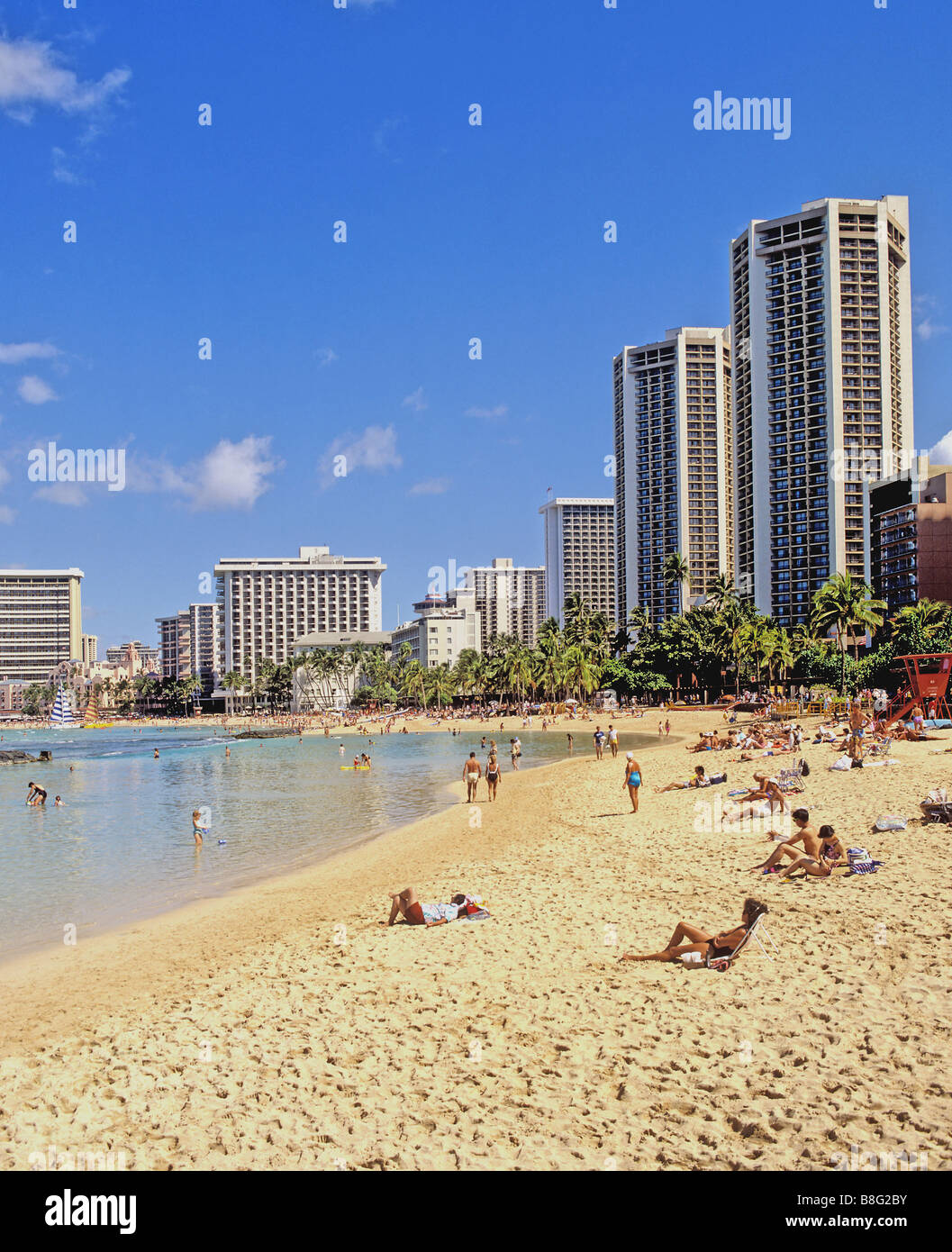 2114 Waikiki Oahu Hawaii USA Stock Photo - Alamy