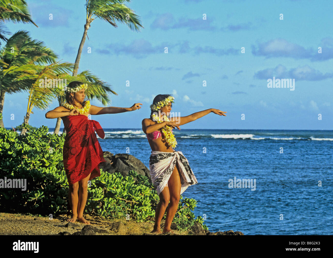 Hula girls hawaii hi-res stock photography and images - Alamy