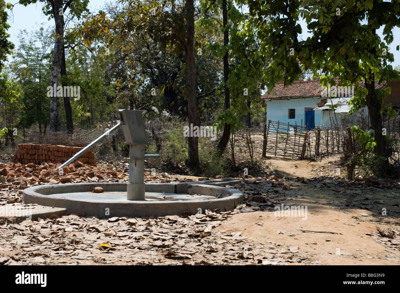 Water pump in Tala village, Madhya Pradesh, India Stock Photo Alamy