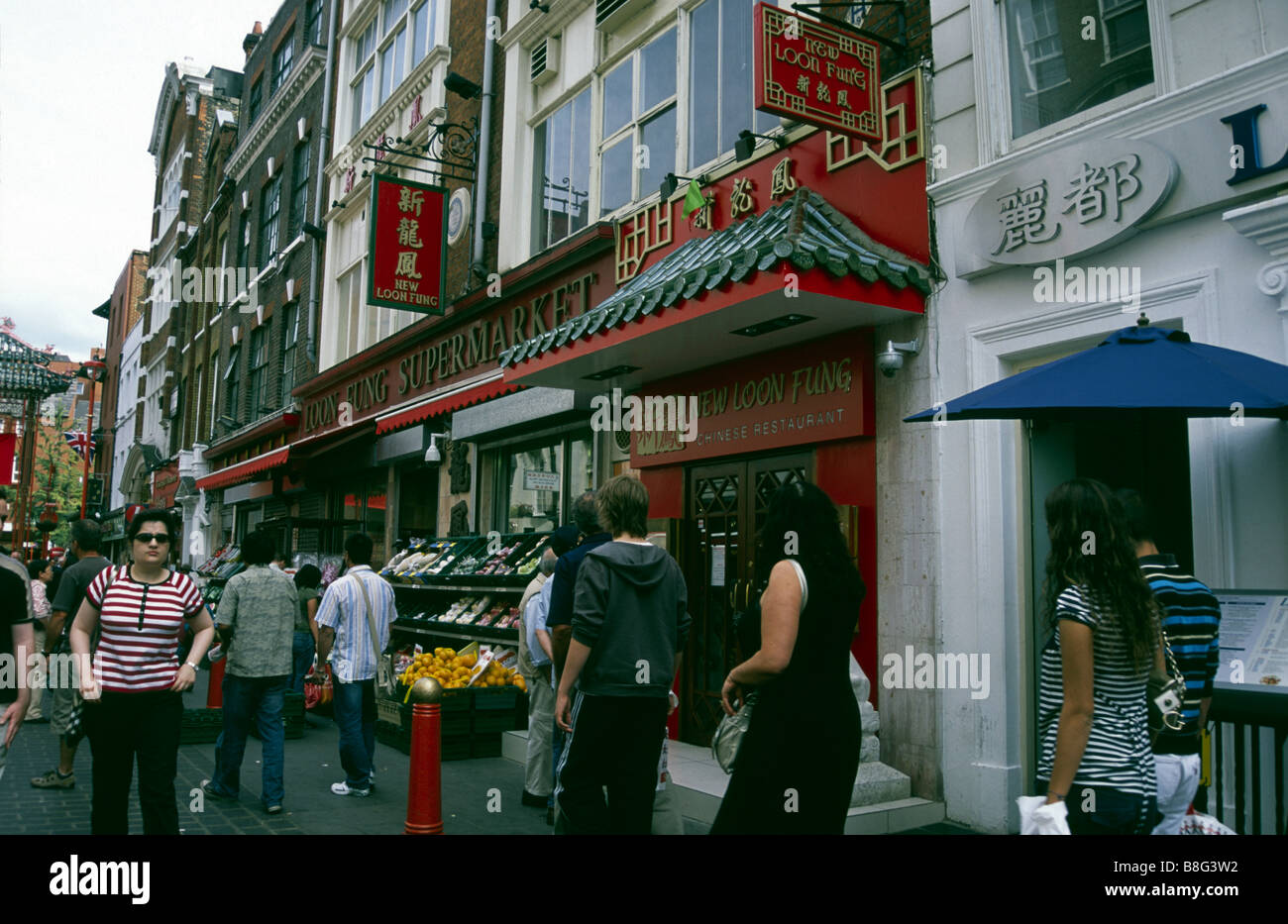 Chinese supermarket -  Loon Fung Chinatown, Soho, London UK Stock Photo