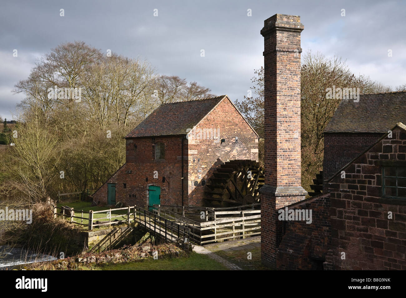 Cheddleton Flint Mill, near Leek, Staffordshire, England Stock Photo