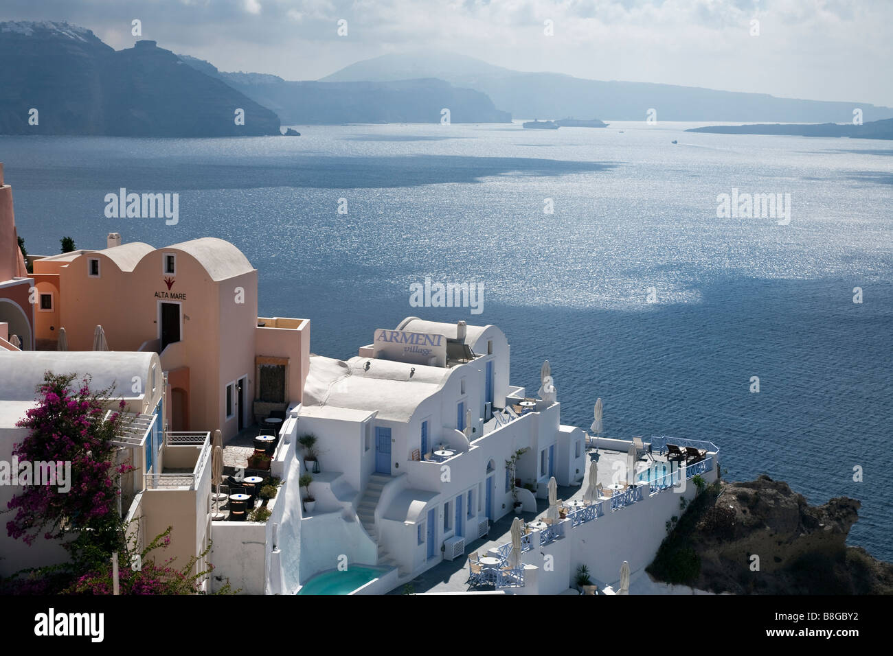 Oia Santorini Cyclades Greece Stock Photo - Alamy